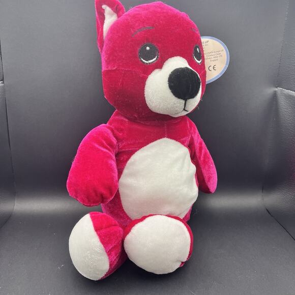 NWT Kelly toys 2012 Plush Teddy Bear Fuchsia 16 Inches - Picture 2 of 8